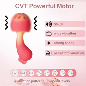 PinkPunch Sunset Mushroom Vibrator