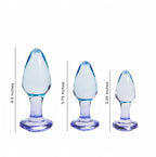 Butties 3Pc Acrylic Anal Plug Set