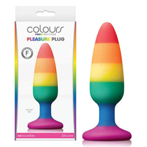 Colours Pride Pleasure Plug Mini Rainbow