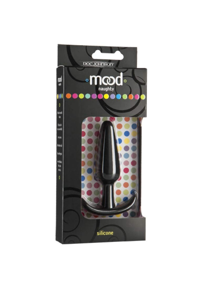 Mood Naughty Medium Blk Sili Butt Plug