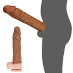 MPXOJII 2 Pcs Reusable Penis Sleeve Extender Ultra-Soft Extension Sex Toy Cock Enlarger Applicative for Men & Couple