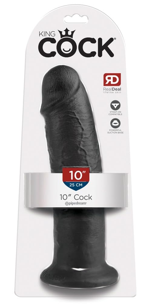 King Cock 10-Inch Cock - Black