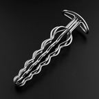 Long Strip Metal Enema Anal Plug Anal Dilation Vaginal Dilator, Anus Peep Adult Sex Toy