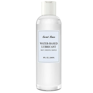 Secret Lover Water-Based Personal Lubricant, Silky Smooth Long-Lasting Lube for Women, Men, and Couples, Natural Ingredients Non