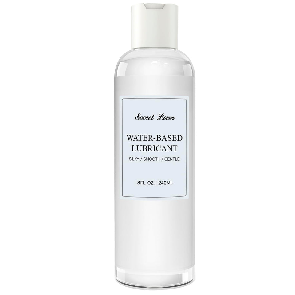 Secret Lover Water-Based Personal Lubricant, Silky Smooth Long-Lasting Lube for Women, Men, and Couples, Natural Ingredients Non
