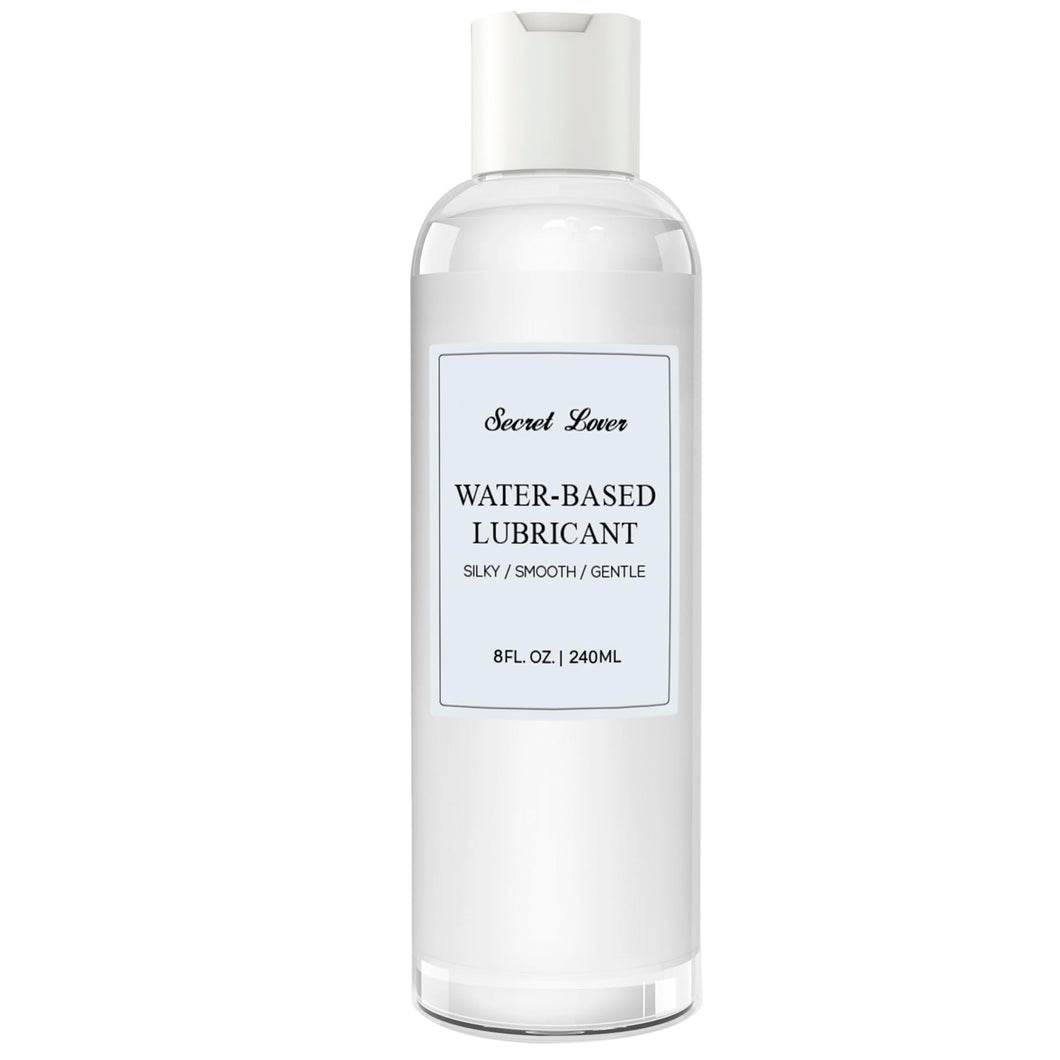 Secret Lover Water-Based Personal Lubricant, Silky Smooth Long-Lasting Lube for Women, Men, and Couples, Natural Ingredients Non