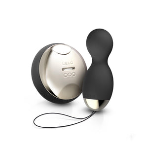Lelo Hula Beads, Twisting, Turning And Vibrating Pleasure Beads (Kegel Balls For Women) Vibrator Egg Ben Wa Balls Bullet Vibration Egg Wireless Remote Control Vibrator, Black