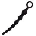8.2-Inch Anal Beads Butt Plug with Pull Ring, Beginner 's Design G-Spot Stimulator with 7 Progressive Beads, Soft Silicone Prost