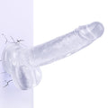 8.2 '' Long G-spot Dildo, Body Safe Material, Lifelike Skin-Touching Feeling, Powerful Suction Cup Dildo for Hands-Free Play & A