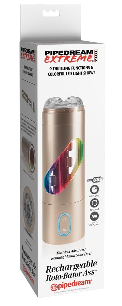 Pipedream Pdx Rechargeable Roto Bator Masturbator, Ass