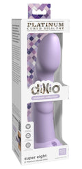 Pipedream Prorducts - Dillio Platinum Collection - Super Eight 8 Platinum Cured Silicone Dildo - Purple