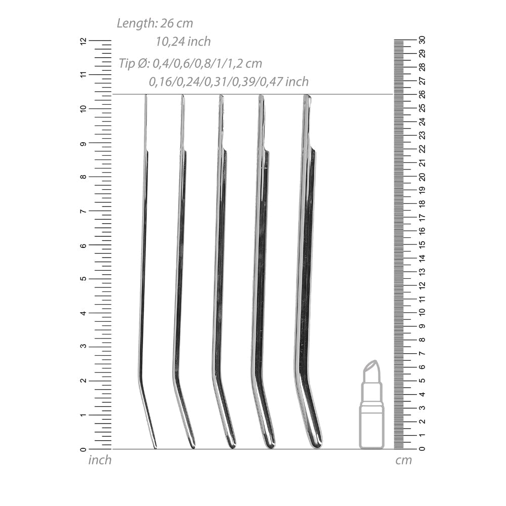 Urethral Sounding Metal Dilator Set
