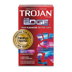 Trojan The Edge Premium Lubricated Condoms - 10 Count