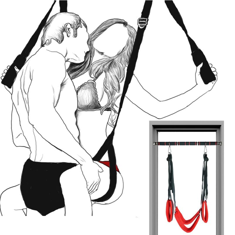Adult Sex Swing Sex Swing with Comfortable Soft Cushion and Adjustable Straps for Adults Couples, Door Sex Swing Love Swing Indo