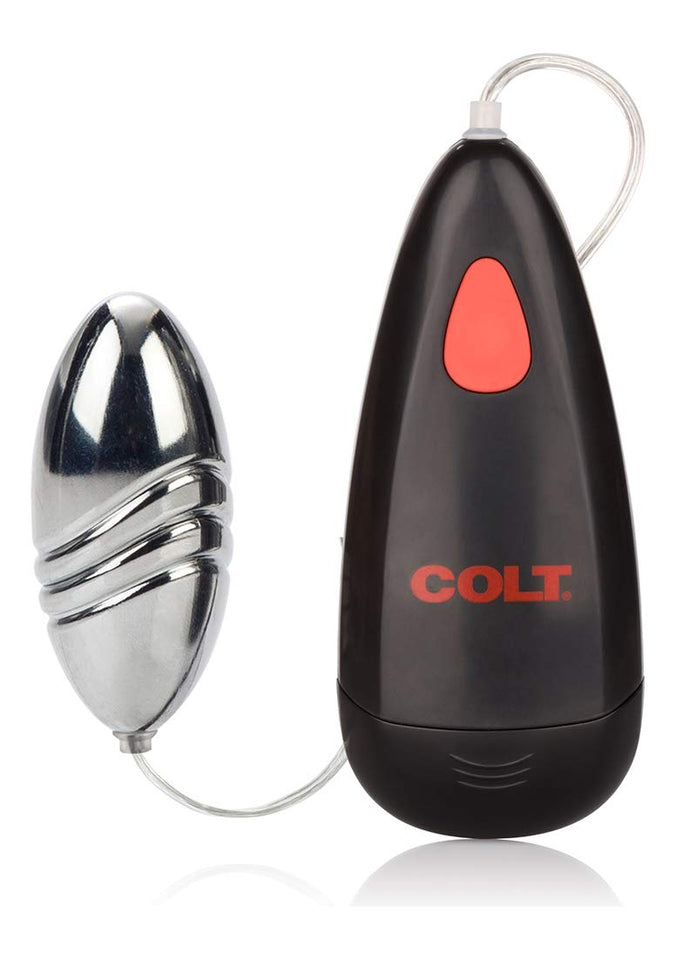 Calexotics Colt Waterproof Turbo Bullet Vibrator - Sex Toys For Couples - Wired Adult Vibe Egg Male P Spot Massager - Black