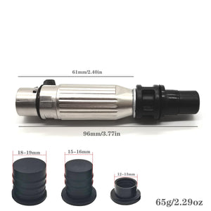 TenFruit 3XLR Adapter for Massage Gun Sex Machine Attachments Massage Gun to 3XLR Dildo Masturbator for Squirt Orgasm