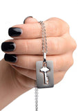 Master Series Cuffed Locking & Key Necklace