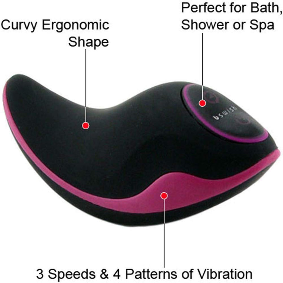 B Swish Bcurious Premium Sexual Stimulator, Black-Magenta
