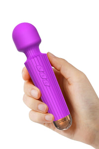 HOXUSN Female Vibrator, G-Spot & Sex Toy, 20 Modes & 8 Speeds Wand Massager, Quiet, Waterproof, USB Rechargeable Vibrator, Hand-