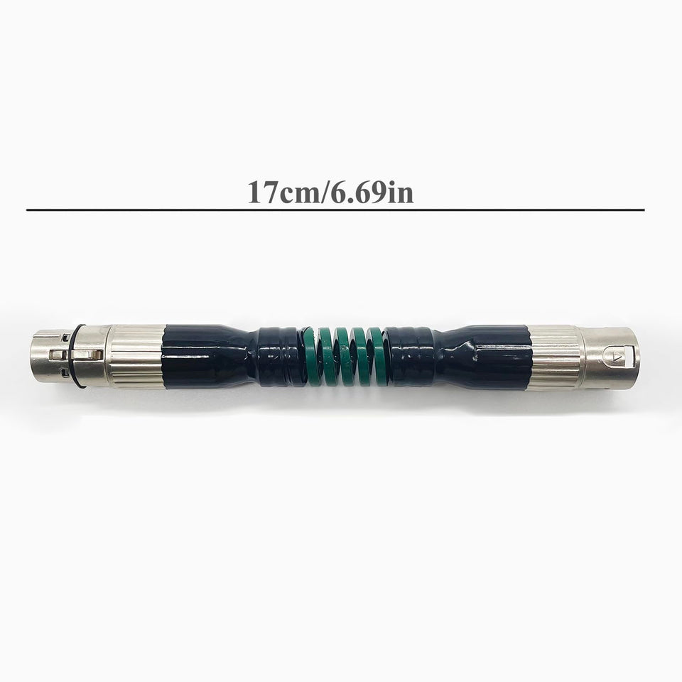 TenFruit 3XLR to 3XLR Connetor with Spring Extension Rod Sex Machine Device Attachements 3XLR Adapter for 3XLR Dildo Masturbator