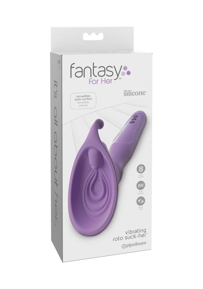 Pipedream Products Fantasy For Her Vibrating Roto Suck-Her, Purple