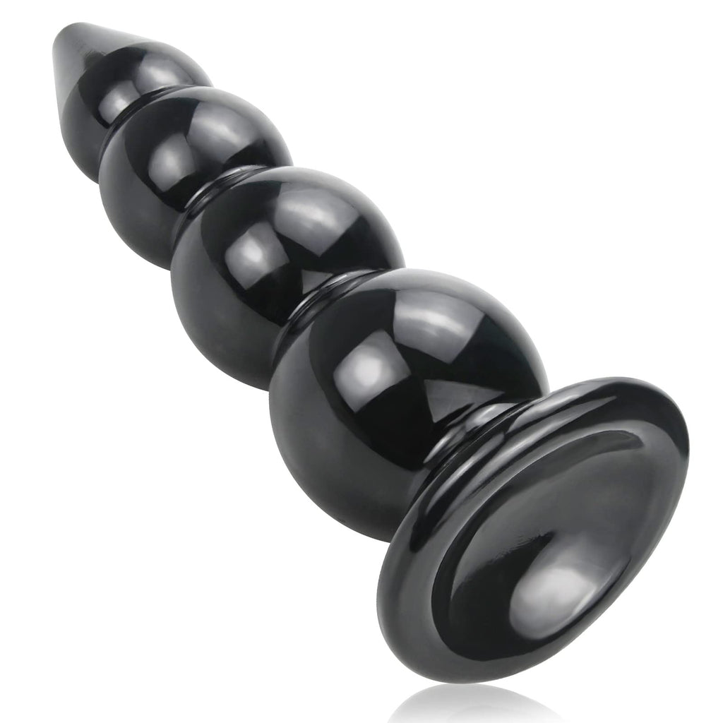 Super Long Thick Anal Beads Butt Plugs,Strong Suction Cup Butt Plug Sex Toys Prostate Massage Anal Trainer Dildo Anal Toy for Ma