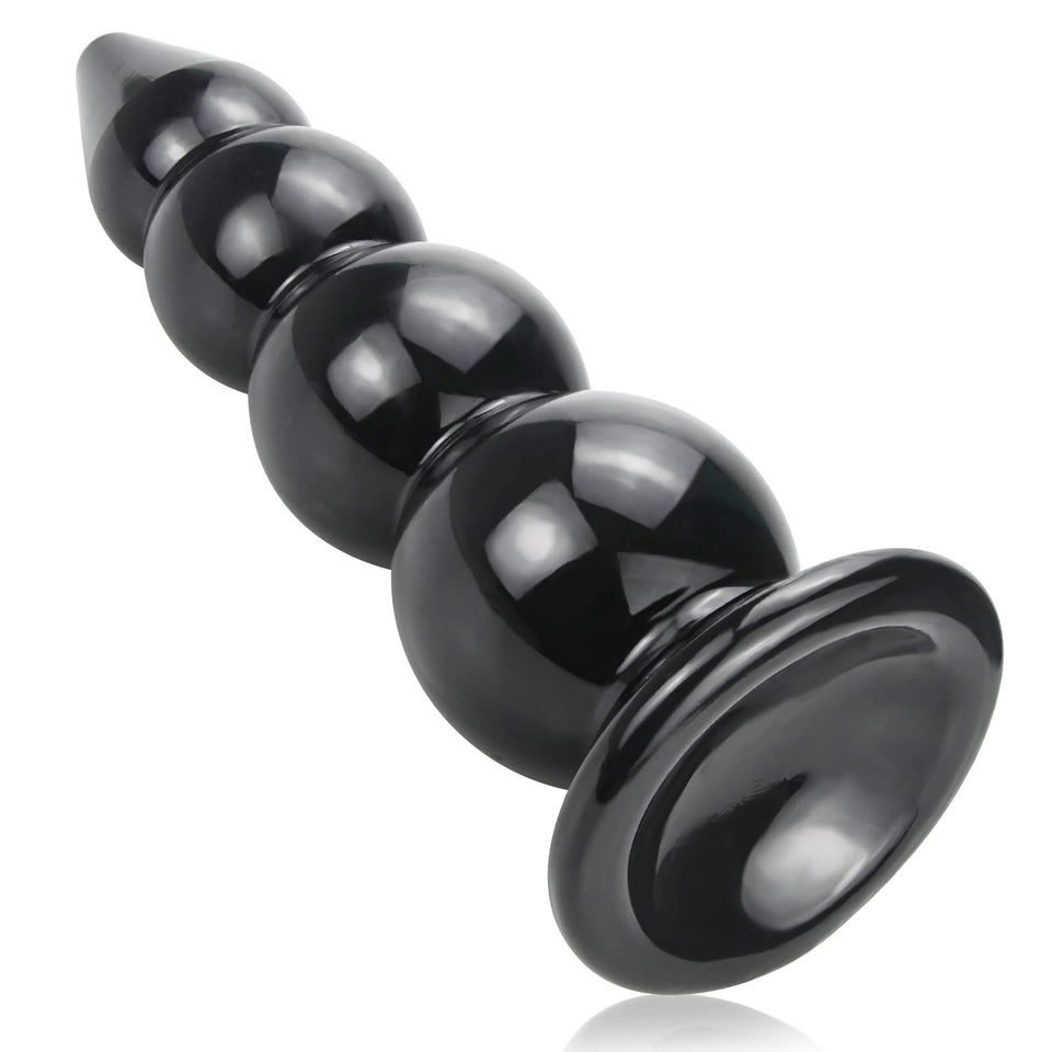 Super Long Thick Anal Beads Butt Plugs,Strong Suction Cup Butt Plug Sex Toys Prostate Massage Anal Trainer Dildo Anal Toy for Ma