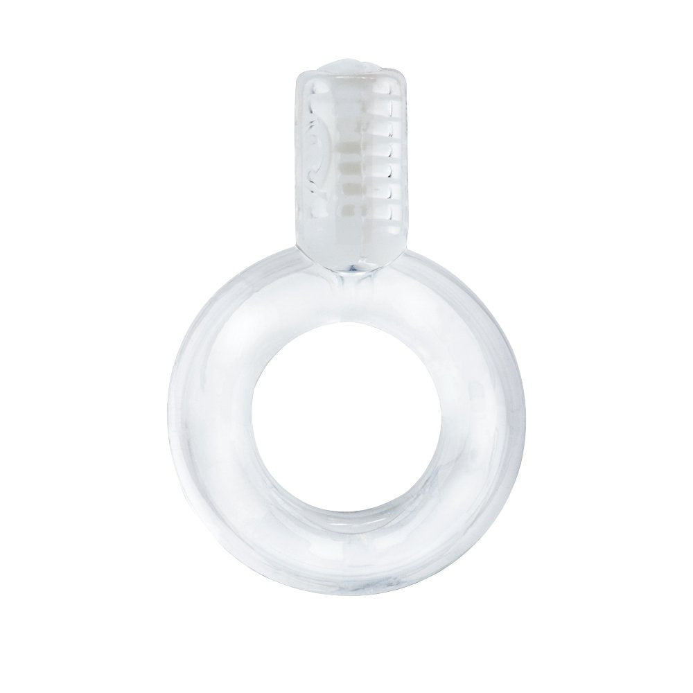 Screaming O Go Vibe Cock Ring, Clear