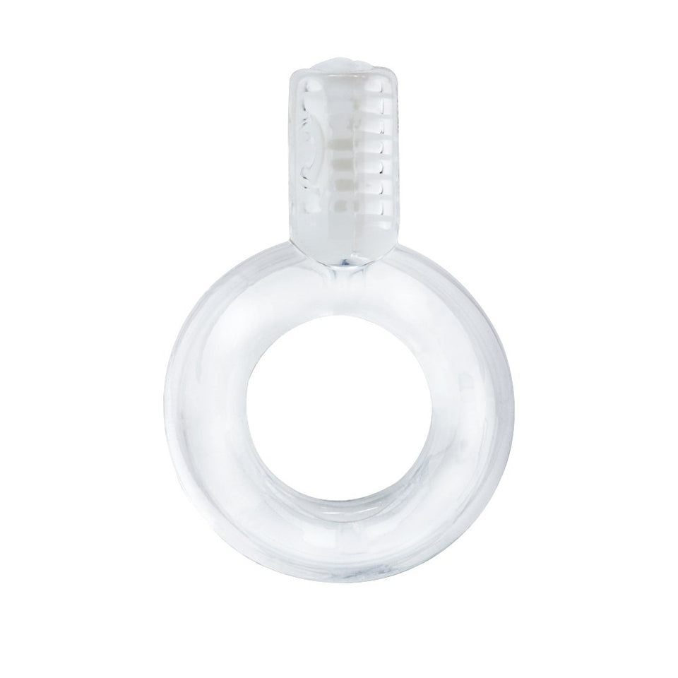 Screaming O Go Vibe Cock Ring, Clear