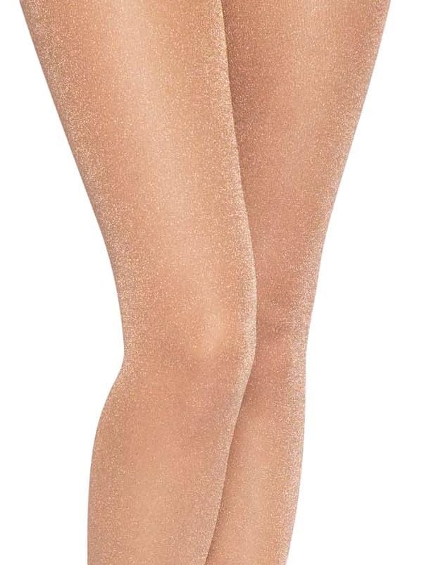 Leg Avenue Lurex shimmer tights Rose Gold Color