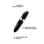 Lelo Mia 2 Lipstick Vibrator For Women, Usb Rechargeable, Spontaneous And Discreet For Women, Black
