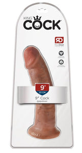 King Cock 9In Cock - Tan