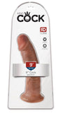 King Cock 9In Cock - Tan