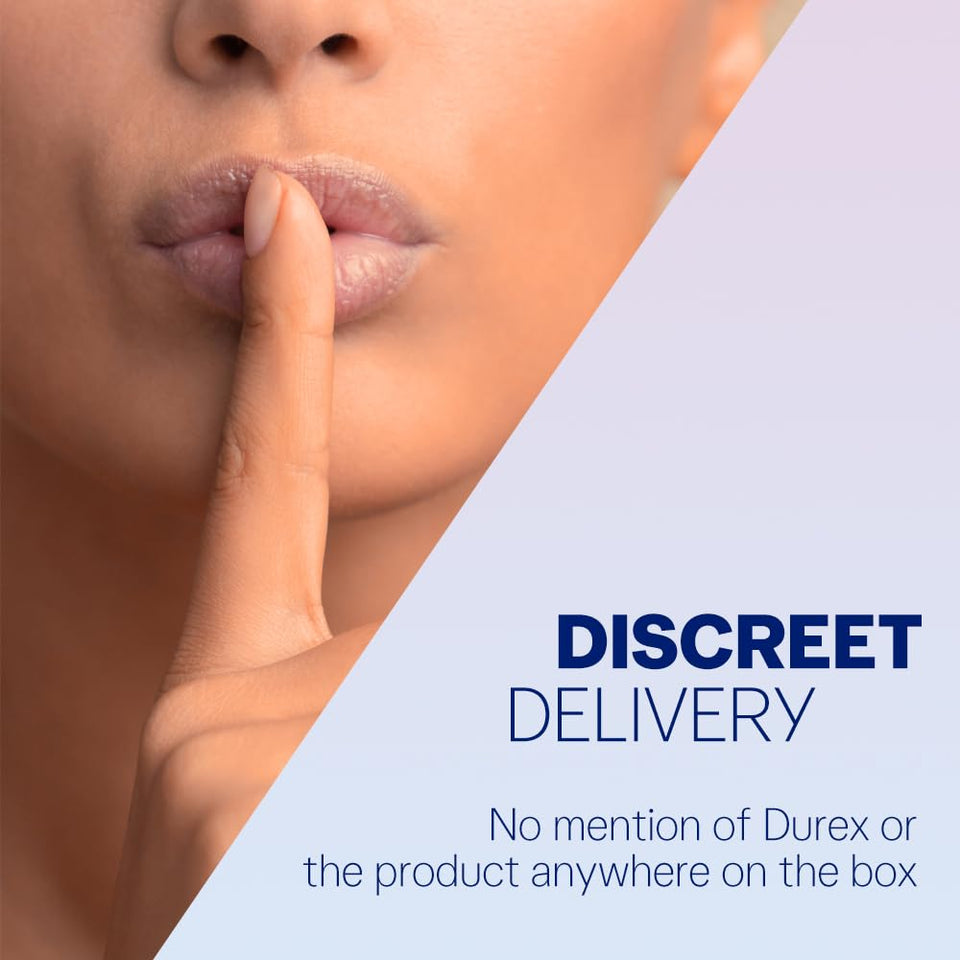 Durex Invisible Super Ultra Thin Condoms for Men - 10 Count - Packaging May Vary