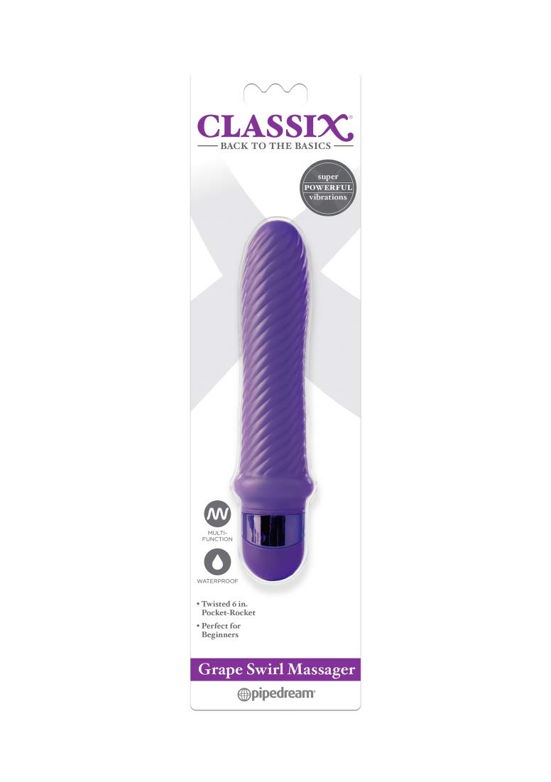 Pipedream Products Classix Grape Swirl Massager