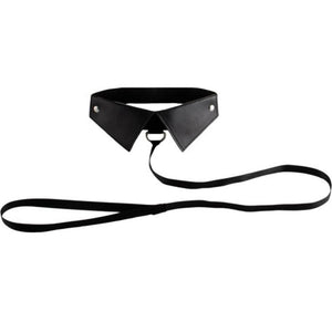 (Wd) Classic Collar W/Leash Bl
