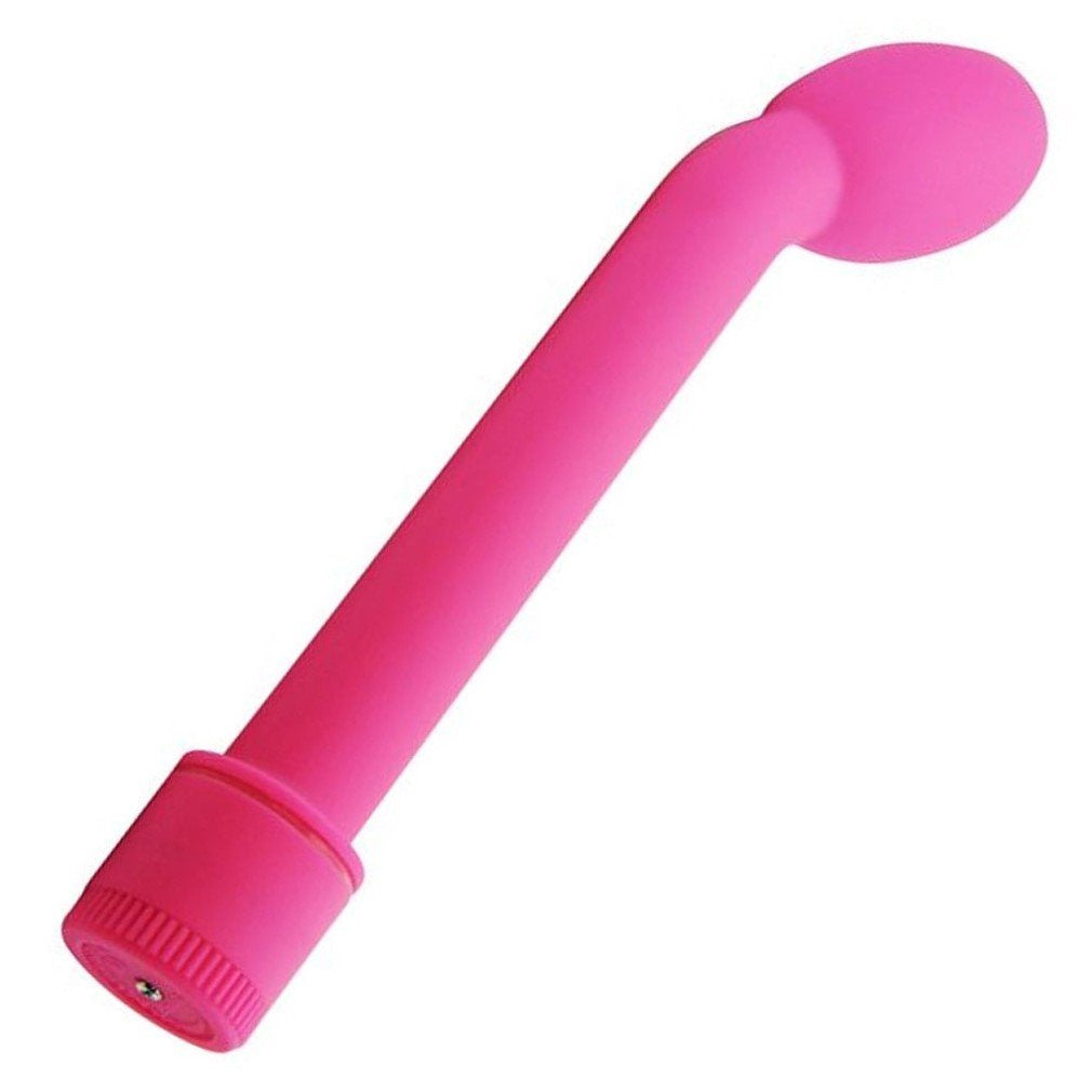 Cloud 9 Novelties Smooth Powerful G-Spot Vibrator Massager With Angled Tip For Pleasure Smooth Coating, Pink, 0.3 Pound