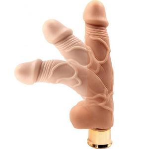 (D) Skinsations Gold Series Mo Load 9 Vibrating Dildo ''