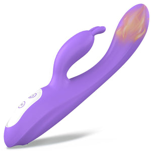 G Spot Realistic Vibrator with Heating Function for Clitoris G-spot Stimulation,Waterproof Dildo with 9 Powerful Vibrations Dual