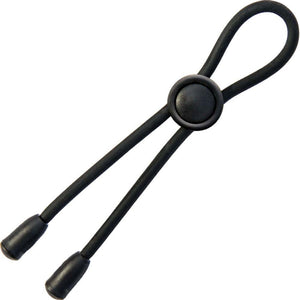 Mack Tuff Adjustable Silicone Cock Tie - Black