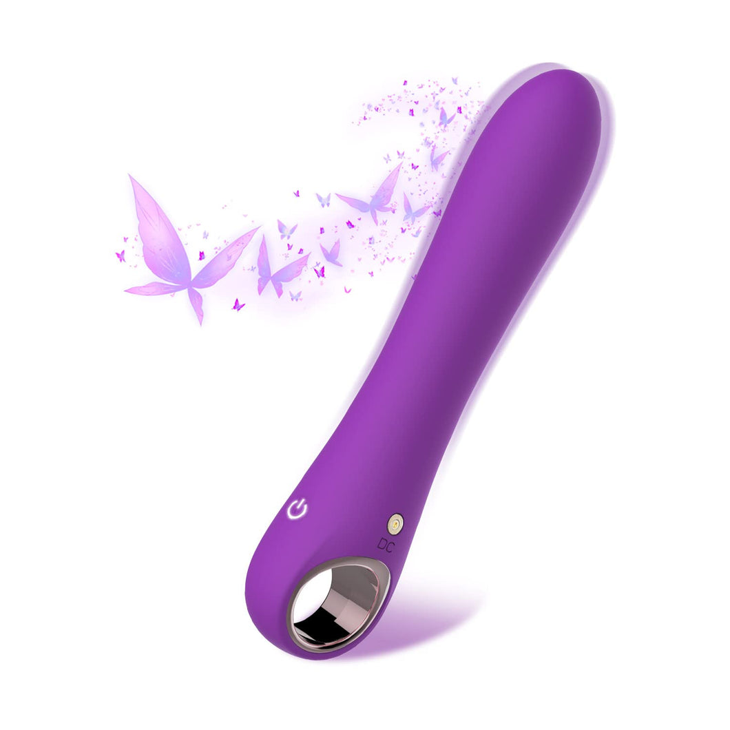 G Spot Bullet Vibrators for Women, Tuitionua Rose Vibrator with 10 Vibrations, Silicone Dildo Clitoris Vagina Anal Vibrating Mac