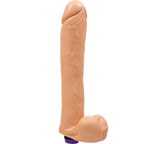 Si Novelties Extreme Dong With Vibrations, Flesh, 12 Inch