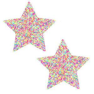 Neva Nude Pastie Star Sprankles Neon Uv