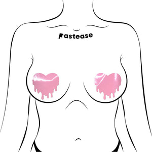 Pastease Faux Latex Baby Pink Melty Hearts