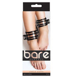 Ns Novelties Bare Bondage Vinyl Ankle Cuffs, Clear