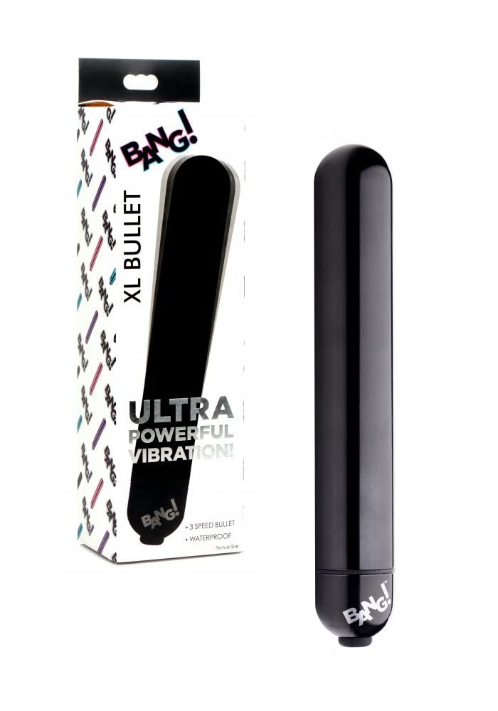 (D) Bang! Vibrating Metallic X Bullet Black