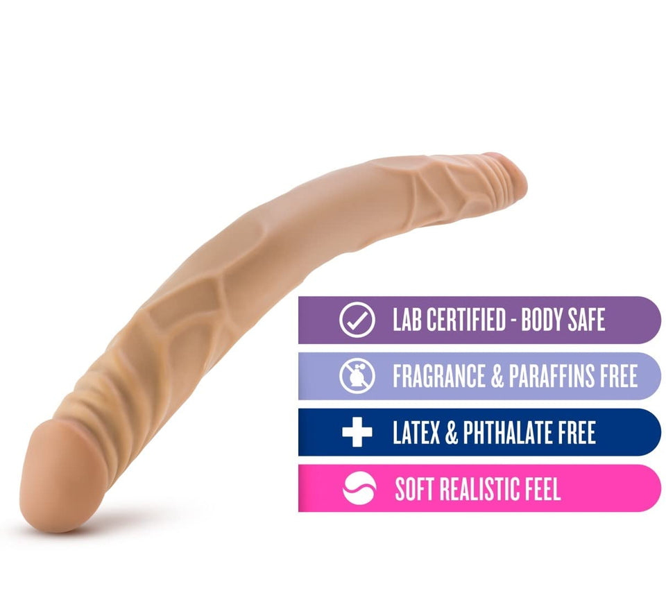 B Yours - 14In Double Dildo - Latin