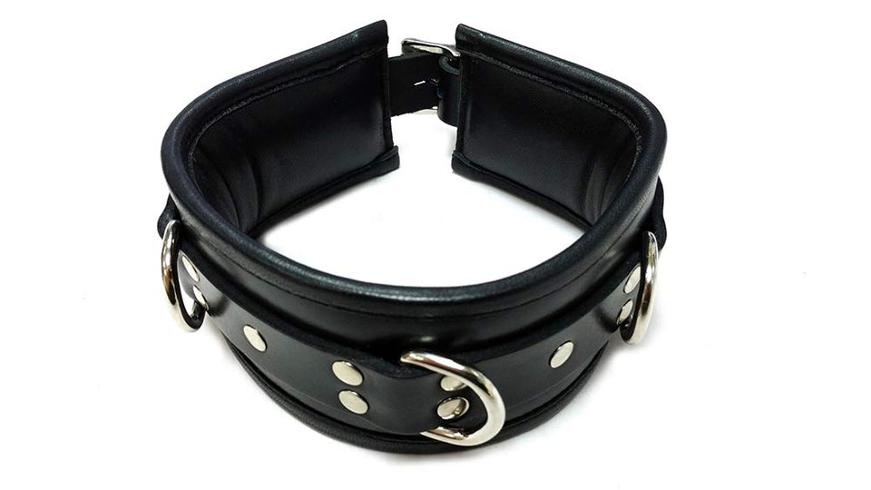 Rouge Garments 3 Ring Padded Collar, Red