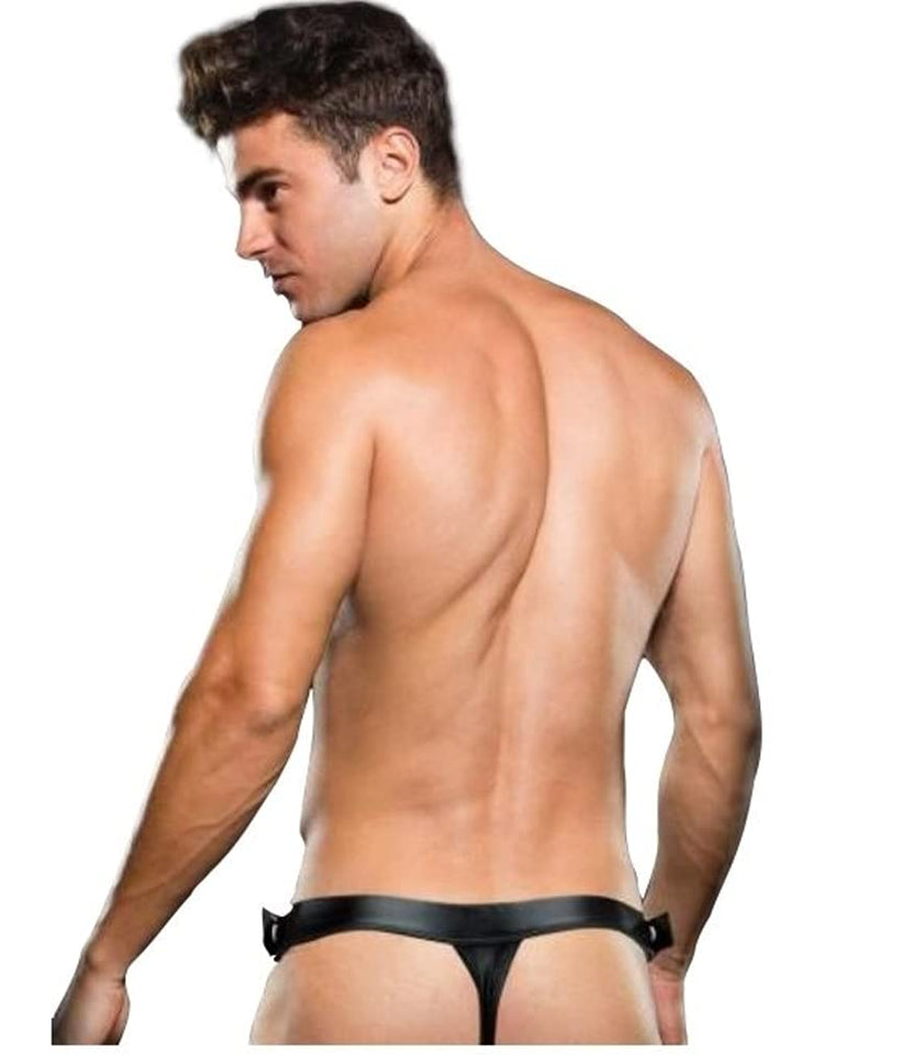 Envy Modern Fishnet Open Back Brief Black L/Xl