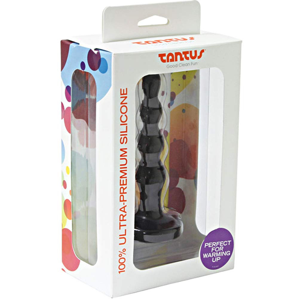 Tantus Sex/Adult Toys Ripple Butt Plug Beads - 100% Ultra-Premium Flexible Silicone Glossy Prostate Massager, Anal Stimulation, 